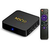 ZYX 4GB 32GB Android TV Box - MX10 Android 8.1 Smart TV-Box Streaming Media Player H.265 64bit Supporting Wireless, 4K (60Hz),3D, RK3328 Quad Core Set-Top-Box