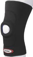 BIKE 8202-8202-S Adjustable Open Patella Knee Support (Black, Small)