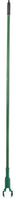 Carlisle 36947509 Commercial Jaw Clamp Fiberglass Wet Mop Handle, 60", Green (Pack of 12)