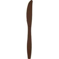 Brown Heavy Duty Plastic Knives 24 Per Pack
