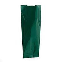 Green Single-Use Foil Gusseted Pouch - 3-1/4 X 2-1/2 X 13 - Case 1000