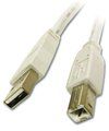 USB 2.0 Type 9.8 Feet/ 3 Meters Printer Cable(White) for Mac apple