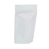 White Foil Stand-Up Zipper Pouch - 7 X 4 X 11-1/2 - CASE 1000