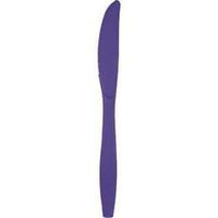 Purple Heavy Duty Plastic Knives 24 Per Pack