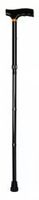McKesson Black Aluminum Folding Cane 33 to 37" Height 300 lbs. Weight Capacity