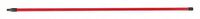 Color Coded Handle, Fiberglass, Red, 60 in.