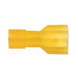 Install Bay YNFD250F Fully Insulated Nylon Female Connector 12/10 Gauge .250, Yellow (100-Pack)