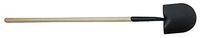 Round Point Shovel, 48 in.Handle, 14 ga.