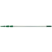 Unger ED370 OptiLoc Aluminum 3-Section Telescopic Pole with ErgoTec Locking Cone, 12' Length (Case of 10)