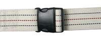 AliMed Gait Belt - Patient Transfer Belt, Plastic Buckle, 70", Pinstripe, 20/cs
