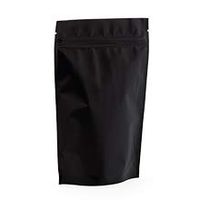 Black Matte Stand-Up Pouch - 5-1/8 X 3-1/8 X 8-1/8 - Package 25