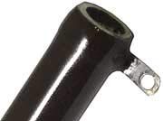 L100J10R, Res Wirewound 10 Ohm 5% 100W ±400ppm/°C Vitreous Enamel RDL Lug Bolt-On (2 Items)