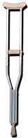 Aluminum Adult Push Button Crutches, 45" - 52"