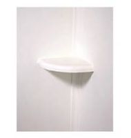 Swan ES20000.012 Solid Surface Corner 2-pieces Shower Soap Dish, 4.75-in L X 4.75-in H X 1-in H, Night Sky