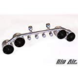 Big Air Wakeboard Tower Kicker Speaker Light Bar Combo (Polished Aluminium)