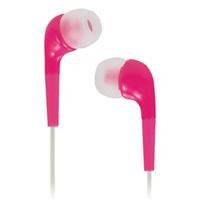 Memorex EB30 Lightweight Earbuds, Pink