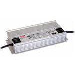 Mean Well HLG-480H-C2100A Power Supply LED Driver CC 480W, 2100mA PFC, Adj Io by potmeter and environ Adapt, IP65, Input: 90~305VAC