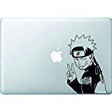 Naruto Shippuden - Naruto Uzumaki Peace Sign Mode Laptop/Car Vinyl Sticker 4.3in x 6.3in