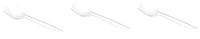 Karat U2210 5.3" PP Medium-Weight Disposable Spork, White (Pack of 1000) (3-(Pack))