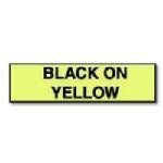 Brother 3/4 Inch x 26.2 Feet Black On Yellow Standard Laminated Tape for P-Touch (TZ641)