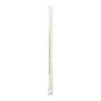 Disposable NOT Wrapped Drinking Straws Made of Corn PLA 7.9" (Package of 5000)