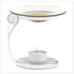 Dandelion Flower Scent Fragrance Oil Warmer Decanter