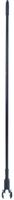 Carlisle 3697000 Vinyl Coated Metal Mop Handle, 15/16" Diameter x 60" Length, Black, for Jaw Style Wide Band Mops