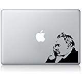 Friedrich Nietzsche Apple Macbook Laptop Vinyl Sticker Decal