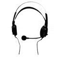 Comm1 headset for multimedia and internet simulations