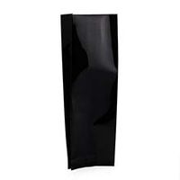 Black Single-Use Foil Gusseted Pouch - 3-1/4 X 2-3/8 X 10-1/4 - Case 1000