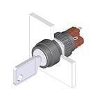 Keylock Switches KYLK RND MNT 2POS