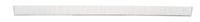 Tanis Brush MB460248 Strip Brush with 3/16" Type #4 Stainless Steel Backing, White Polyester Bristles, 48" Overall Length, 1" Trim Length, 0.008" Bristle Diameter