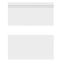 Reclosable Poly Bags 8" x 10" - Pack of 1000