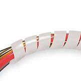 5/8" Clear Spiral Bundling Wrap-Around Sleeving - (25 ft. spool)