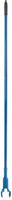 Carlisle 36947500 Commercial Jaw Clamp Fiberglass Wet Mop Handle, 60", Blue (Pack of 12)