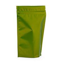 Green Matte Stand-Up Pouch - 5-1/8 X 3-1/8 X 8-1/8 - Package 25