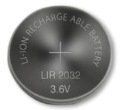 2032 Battery Li-Ion Rechargeable Button Cell LR2032 2 Pack
