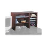 29" Wood Desktop Organizer Finish: Mahogany