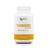 Turmeric Curcumin PureNature 100% Pure Curcumin Extract (Standardized to 95% Curcuminoids) 1,300mg 60 Capsules (3 Pack)