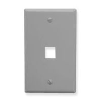 ICC IC107F01GY - 1Port Face - Gray