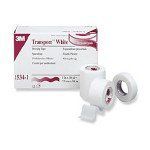 3m Transpore White Dressing Tapes 1/2" X 10 Yds - Model 1534-0 - Box of 24