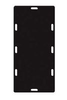 ALIMED 938289 Rectangular Conductive Half Shifter 23-3/4"W Black