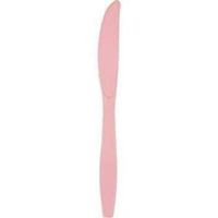 Pink Heavy Duty Plastic Knives 24 Per Pack