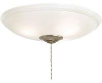 Minka-Aire K9515-1, Universal 12 1/4" Light Kit, Frosted White Glass