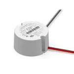 ERP EBR015U-0350-42 CC LED Power Supply 120 Vac, 87% eff, Round Plastic Case, Forward/Reverse Phase dimming, 1-100% dim Range, 14.7 W max, 350 mA Iout, 42 V max Vout