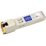 AddOn HP 453156-001 Compatible TAA Compliant 1000Base-TX SFP Transceiver (Copper, 100M, RJ-45) - 10