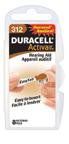 Duracell Easy Tab Zinc Air 1.4V Hearing Aid Battery, Size 312, Model: DA312B8W - 8/Pack, 6 ea