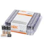 HDX Alkaline AA Battery, Premium LR6 Alkaline Battery 1.5 Volt Non Recharchable Batteries (100-Pack)
