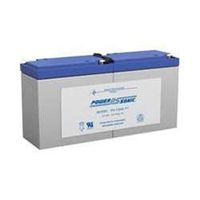 Powersonic PS-1282L - 12 Volt/9.0 Amp Hour Sealed Lead Acid Battery with 0.187 Fast-on Connector - Long Configuration