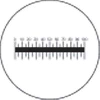 Meiji Techno MA506 Microscope Eyepiece Reticle, 10 mm/0.1 mm Scale